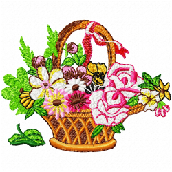 Flowers Embroidery Design 10 Flowers Embroidery Design 10